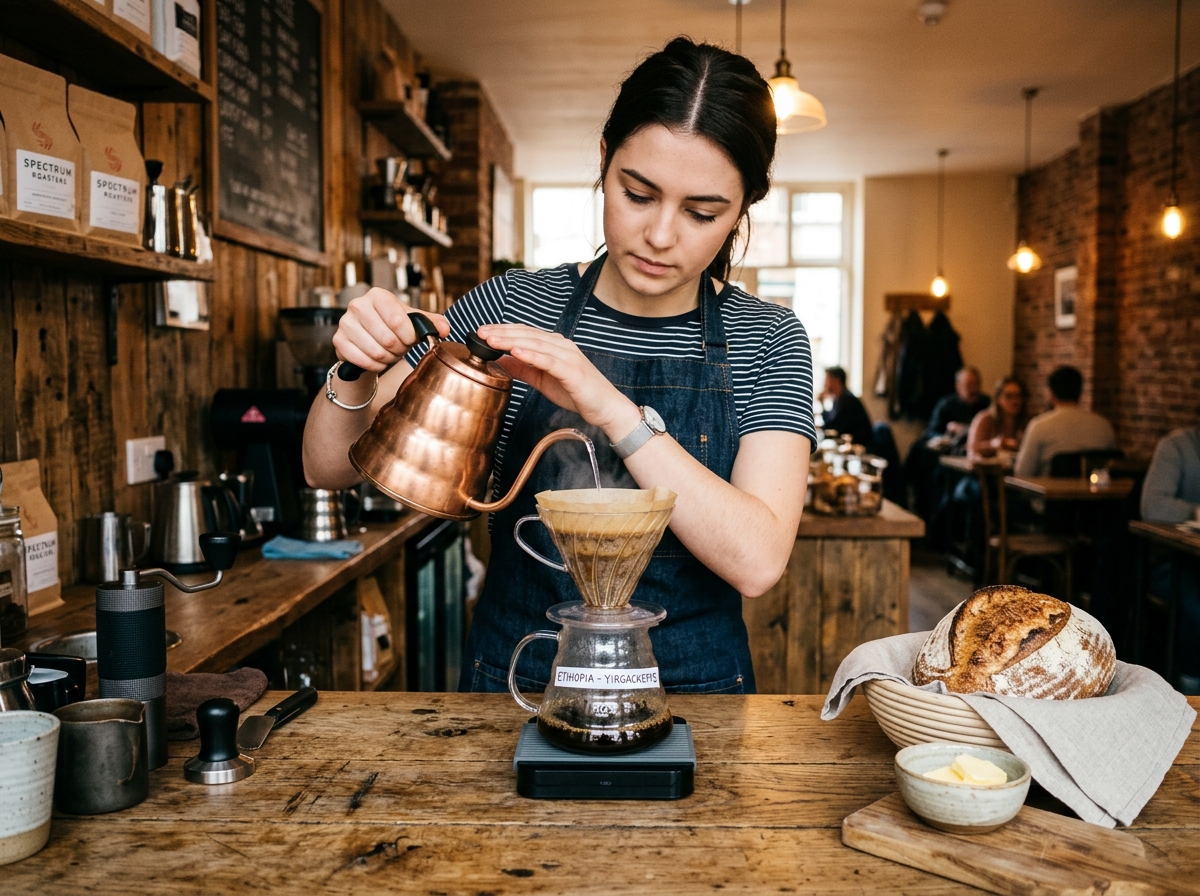 Manual V60 Pour-Over Coffee Brewing Bar